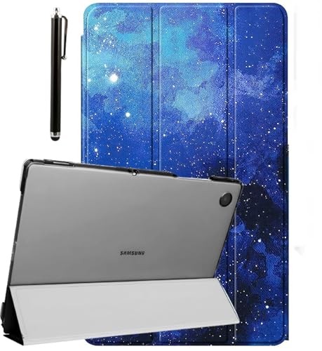 Image of ProElite Cover for Samsung Galaxy Tab A11 Plus 11 inch Case Cover, Smart Flip Case Cover for Samsung Galaxy Tab A11+ 11 inch Translucent Back with Stylus Pen, Stars