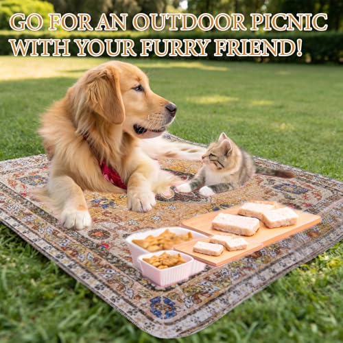Image of Homimp Washable Pee Pads for Dogs, 2 Pack Reusable Puppy Pads Waterproof, Absorbent and Leakproof Dog Pee Pads, Non Slip Puppy Training Pads, Pet Mat for Floor,Crate,Couch,Whelping,Khaki, 36 inchx41 inch