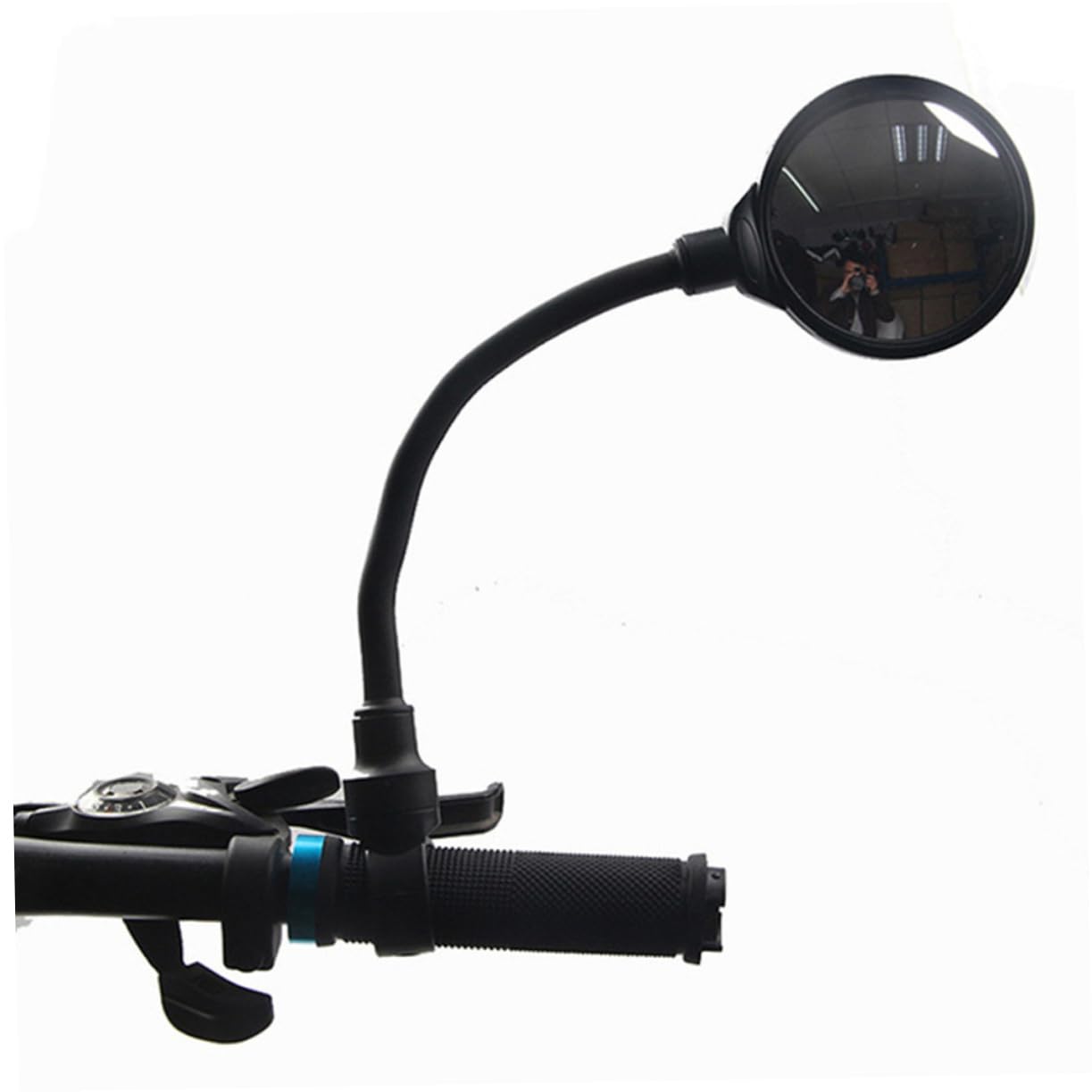 Luxshiny 2 Specchietti Retrovisori per Bici Manubrio Regolabile Design Convesso per Visione per e