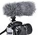 Aputure V-Mic D1 Super-Cardioid Directional Condenser Shotgun Microphone with Windscreen, Windshield and Cold Shoe Mount,Low-cut Filter,Video Shooting For Canon / Nikon / Sony Etc DSLR Camera