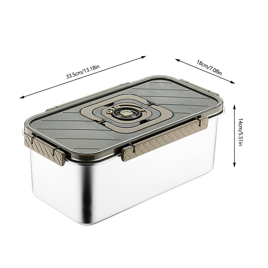 304 Support à pain en métal scellé pour cuisine avec ventilation variable