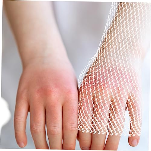 Balacoo 3 Rolos Bandagem Elástica Curativo De Rede Tubular Bandagem Tubular Meia Fundida Atadura De