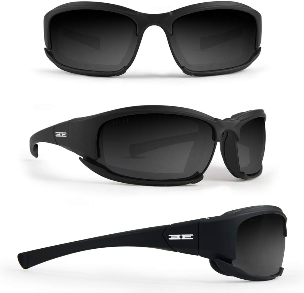 Epoch Eyewear Hybrid Super Dark Photochromic Motorcycle Sunglasses