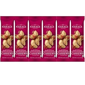 Sahale Snacks Pomegranate Vanilla Flavored Cashews Glazed Mix, 1.5 Ounces (Pack of 6)6