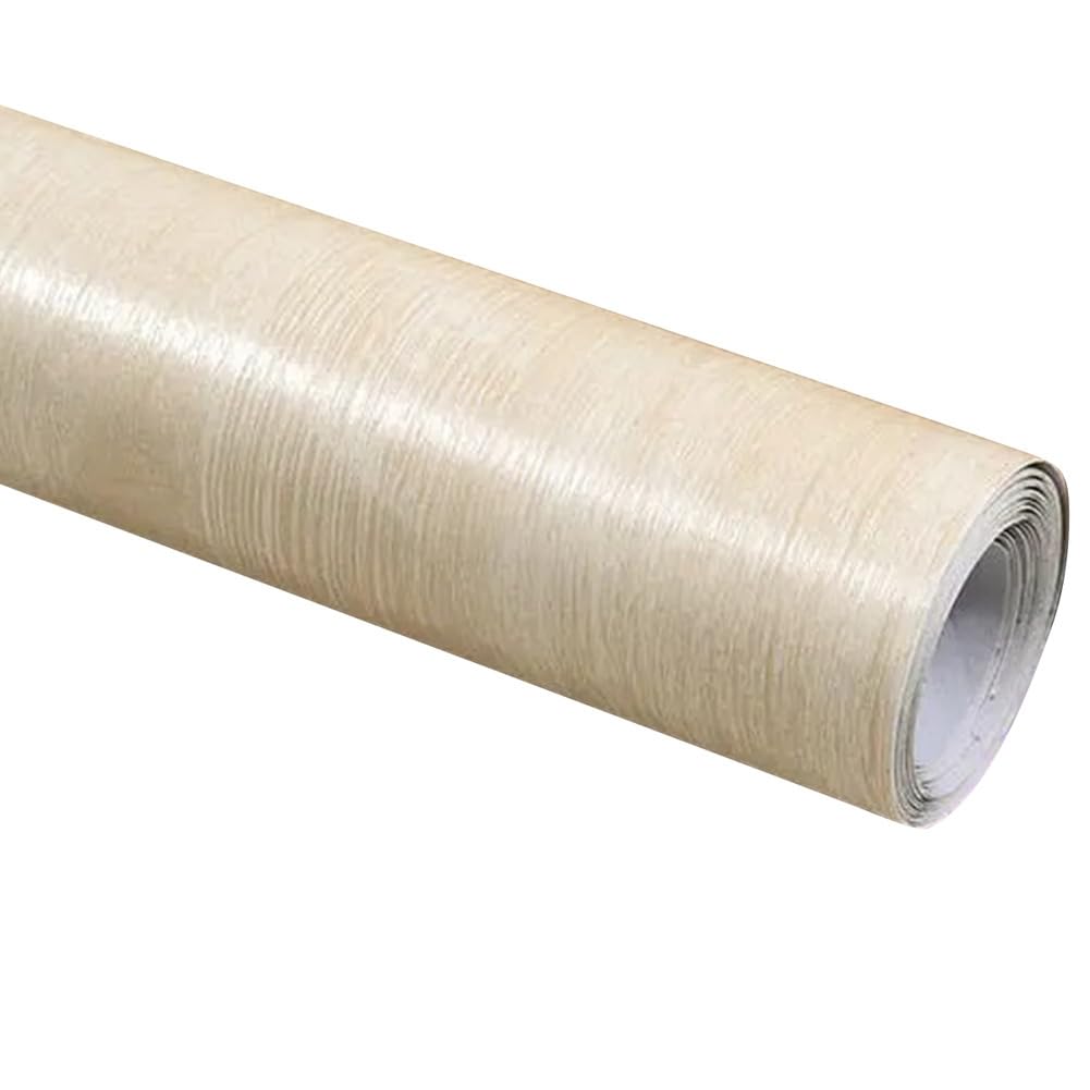 Papier peint décoratif autocollant bois 80 cm x 3 m étanche pour meubles