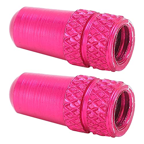 2pcs Tapa de Válvula para Bicicleta Cubierta de Válvula de Aleación de Aluminio Rosy miniatura 3