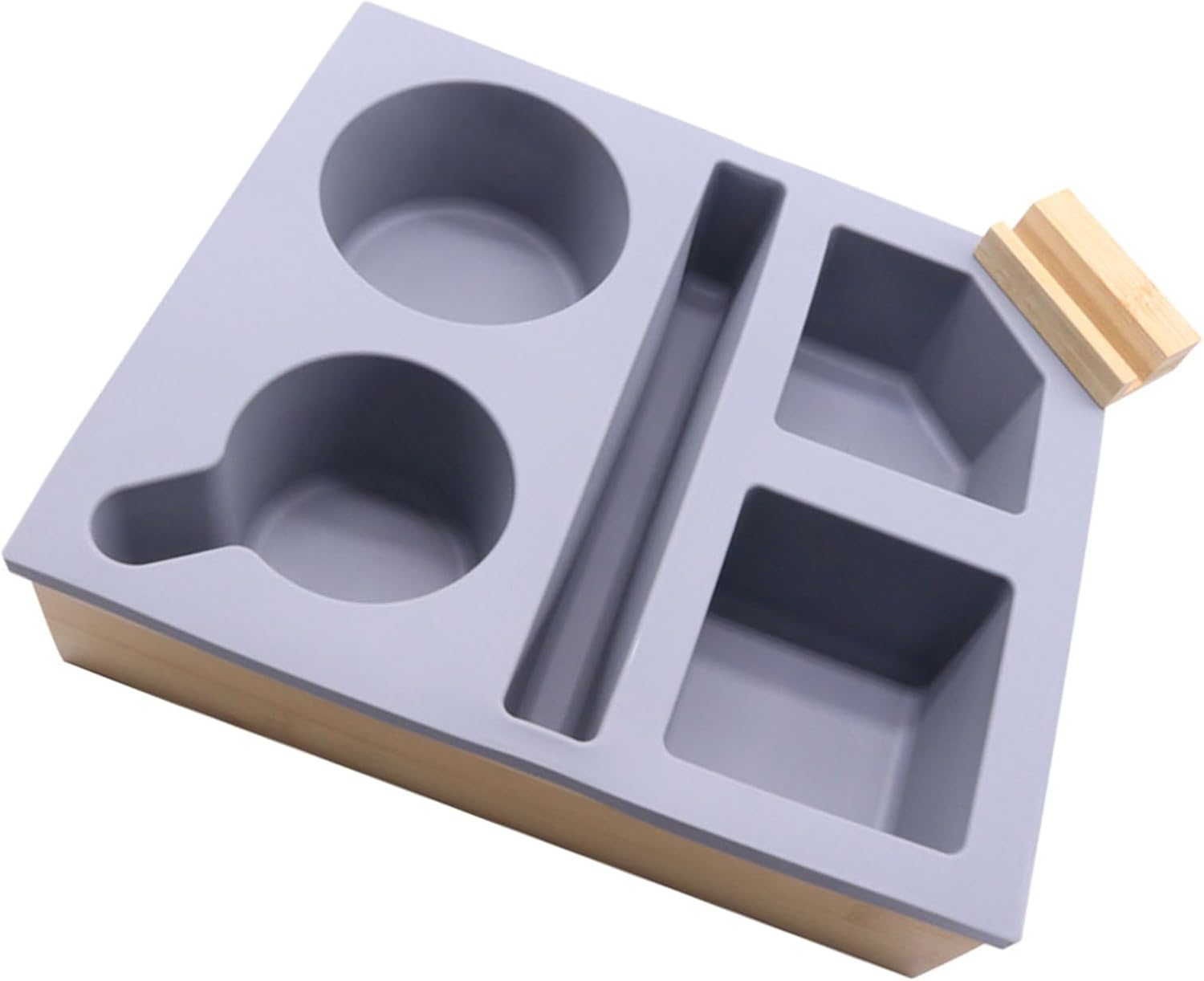 Multifunctional Silicone Organiser for Cups and Smartphones Practical Couch Cup Holder Tray for Snacks Beverages Rack Couch Coasters