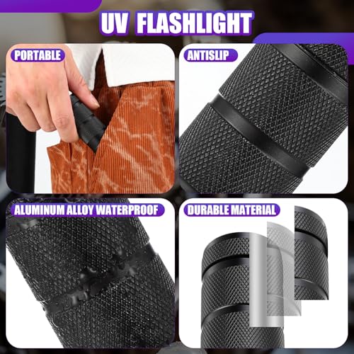 Tellegloww Air Conditioner Leak Detector Tool AC Leak Automotive Kit UV Light Oil Dye Detection with Protective Glasses for Dog/Cat Urine, Dry Stains, Bed Bug, Resin Curing(Conventional) by Tellegloww - Used condition - Image 4