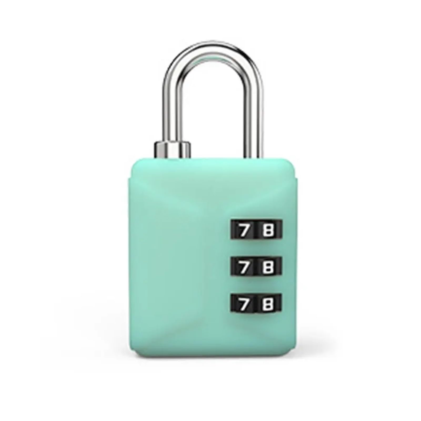 Rrypbovg Green Lock Luggage Backpack Zipper Lock Mini Password Padlock Trolley Case Password Lock(Green)