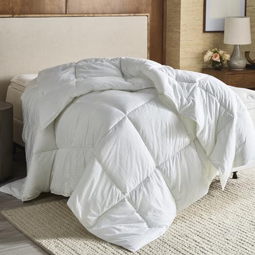 Westin Hotel Duvet Insert - Down Alternative - 100% Cotton Cover - White - Queen