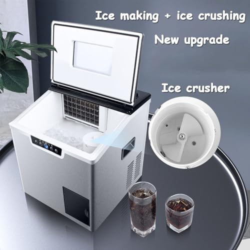 Countertop Ice Maker Machine for Home & Kitchen, 1.8L Capacity, Produces 40kg Daily, Large & Small Bullet Ice, Self-Cleaning Function, Compact & Efficient Ice Cube Maker