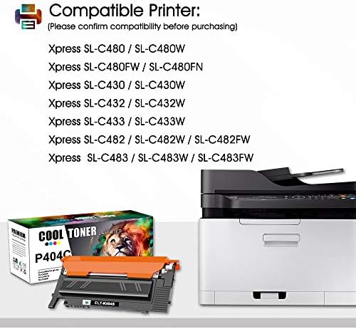 Cool Toner Compatible Toner Cartridge voor CLT-P404C P404C K404S CLT-K404S  Toner voor Samsung Xpress SL C480 C480W C480FW C480FN C430 C430W SL-C480W SL-C430W  Printer, CLT-C404S CLT-M404S CLT-Y404S : Amazon.nl: Elektronica