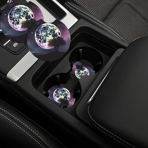 Portavasos para auto 2 piezas accesorios interiores universales miniatura 1