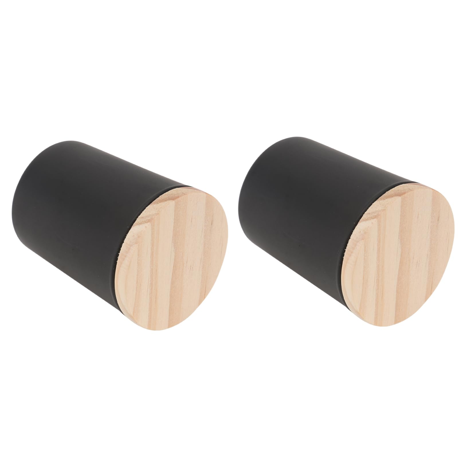 Angoily 2Pcs Glass Candle Cup Durable DIY Aromatherapy Container for Scented Candles for Home Office and Yoga with Lid