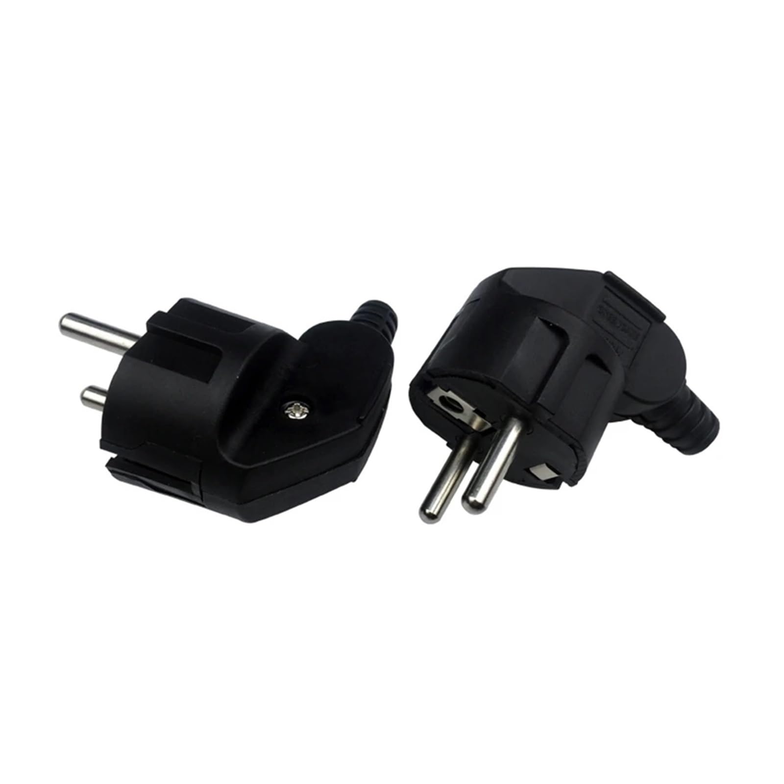 250 V 16 A 2-pinowe 4,8 mm europejskie akumulatorowe gniazdo wtykowe akumulatorowe z uziemieniem dla majsterkowiczów (biały, 1 szt.)
