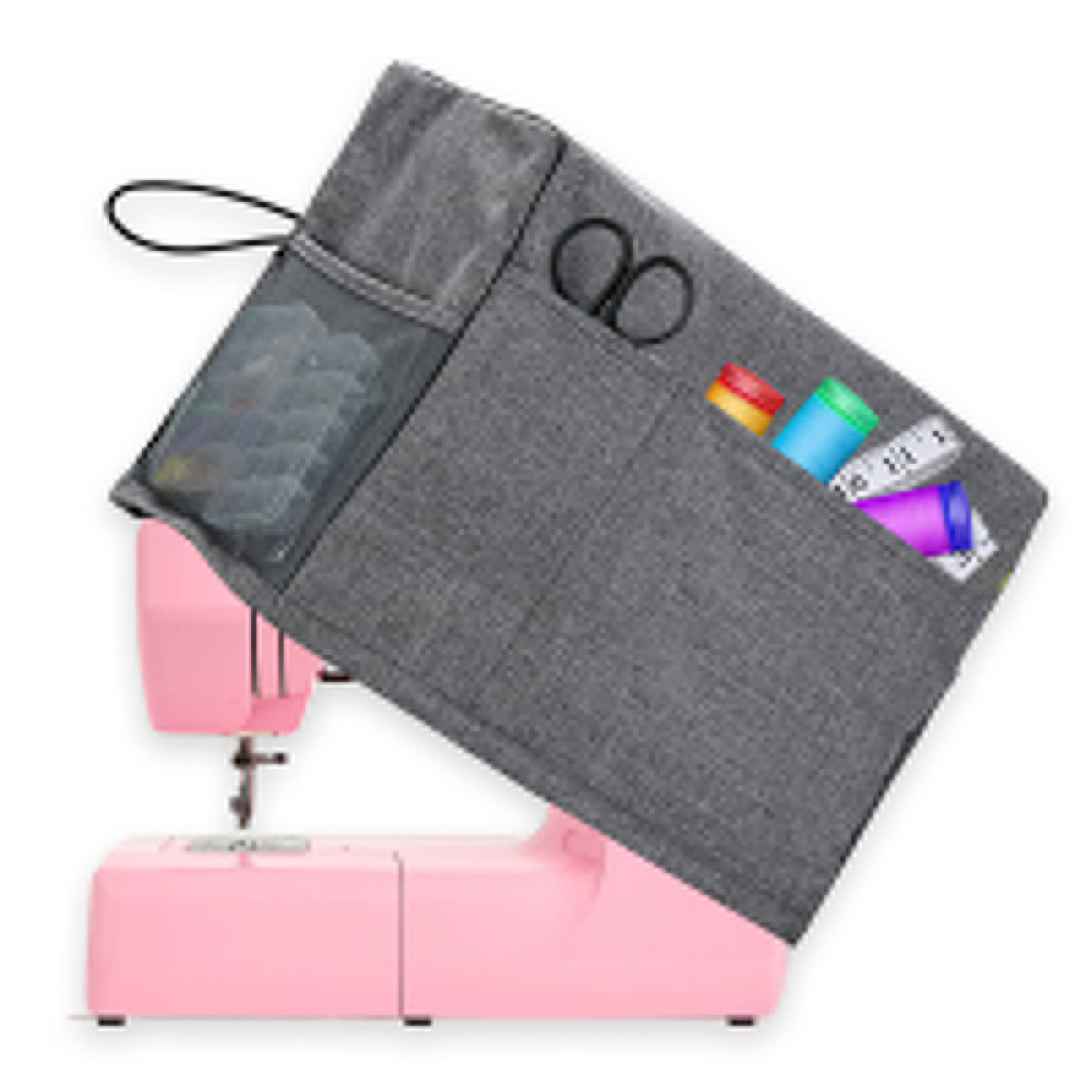 Stronrive Sewing Machine Dust,Protective Sewing Machine with Loop and Pockets | Dust Compatible with Most Standard and Brother Machines