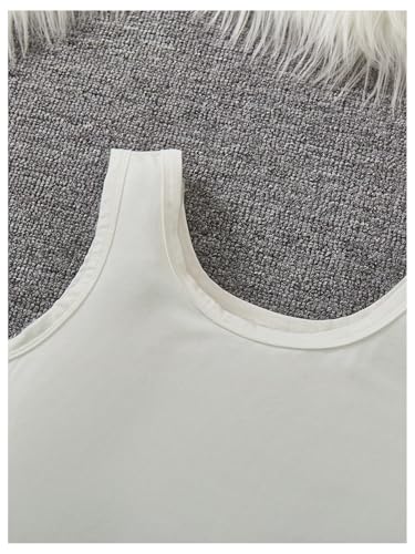 Milumia Girl's 2 Pcs Tank Tops Scoop Neck Sleeveless Basic Solid Cropped Top3