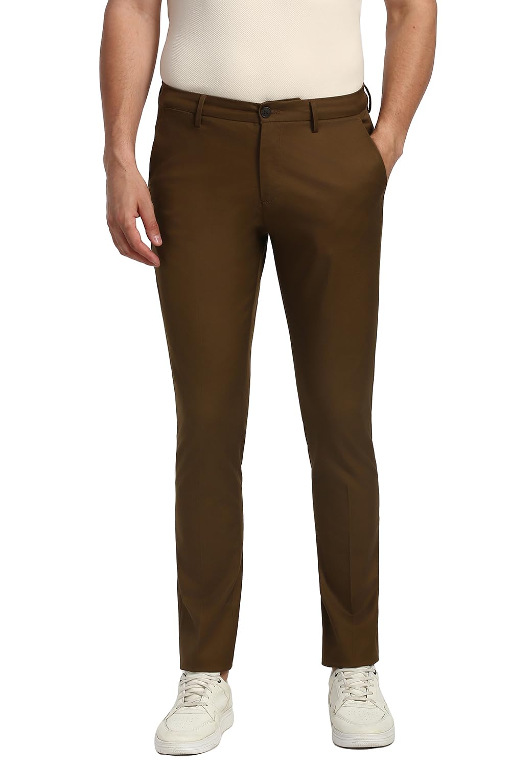 peter england Men's Slim Work Utility Pants-picture-33