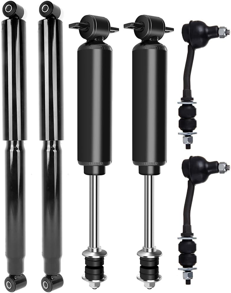 Front Struts Shock Suspension kit for Dodge Dakota 1997 1998 1999 2000 2001 2002 2003 2004 for Dodge Dakota shocks and struts 1999-2003 for Dodge Durango Shock Absorber kit, 6pcs