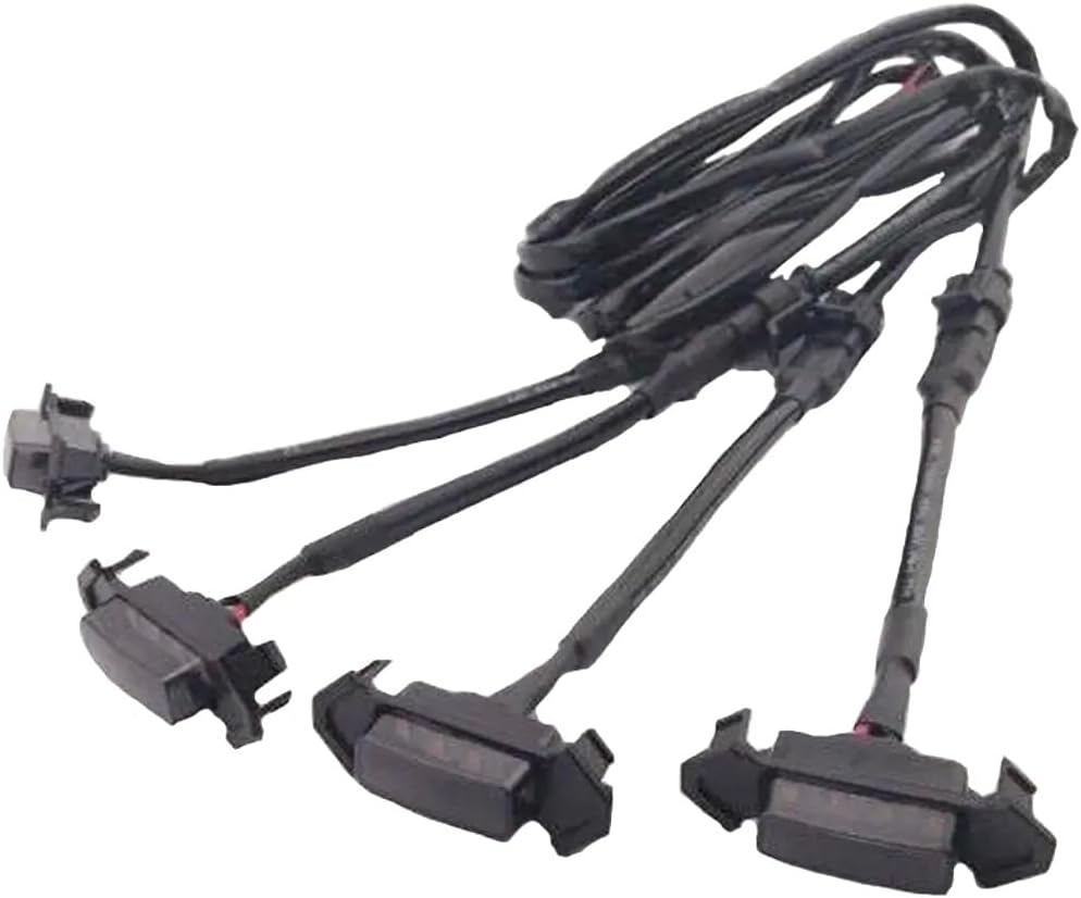 Amazon | 【Deepa Ribusu】LED グリルマーカー 4連 トヨタ対応 アンバー タコマTRDプログリル スモーク 要防水加工 ...