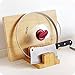 cuteadoy Natural Bamboo Cutting Board Rack, Kitchen Houseware Organizer Pantry Rack Skid Resistance for Cutting Board/Dish/Plate/Pot Lid/Book