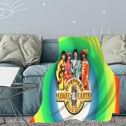 CHEWYZ Couverture Polaire en Peluche The Beatles-Couverture Chaude et Confortable-Toutes Saisons-Douce et légère-Couverture de Sieste en Microfibre pour intérieur et extérieur (200x230cm) - Les Beatles, Paul McCartney, John Lennon, RIngo Starr, George Harrison CHEWYZ Couverture Polaire en Peluche The Beatles-Couverture Chaude et Confortable-Toutes Saisons-Douce et légère-Couverture de Sieste en Microfibre pour intérieur et extérieur (200x230cm) – Image 6