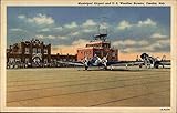 Municipal Airport and U.S. Weather Bureau Omaha, Nebraska NE Original Antique Postcard