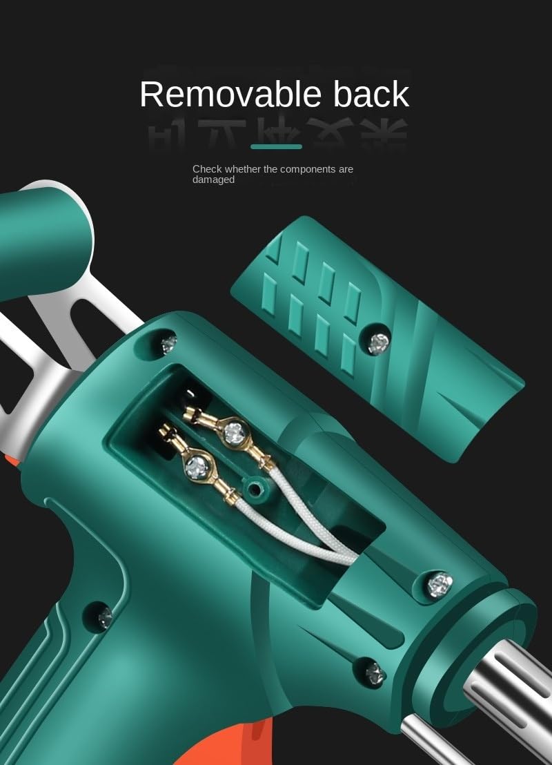 Ensemble de fer à souder, ensemble de pistolet à souder multifonction, kit de soudage à l'étain à envoi automatique, pistolet à étain à alimentation manuelle à chaleur interne, for les réparations de
