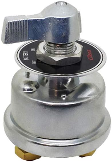 Battery Power Off Knob Switch Power Cut Off Disconnected Battery Isolator for Trucks Cars RVs Trailers Boats Ships