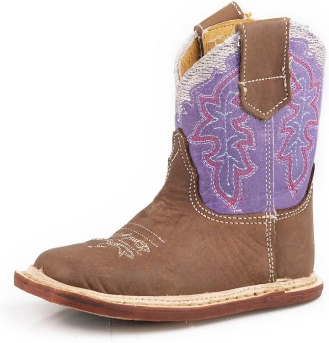 ROPER Western Boots Girls Lilac Leather Brown 09-016-7912-8626 BR