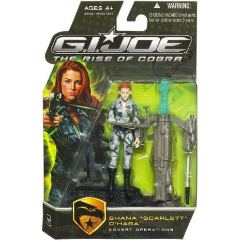 G.I. Joe The Rise of Cobra 3 3/4 Action Figure Shana Scarlett O' Hara (Cov