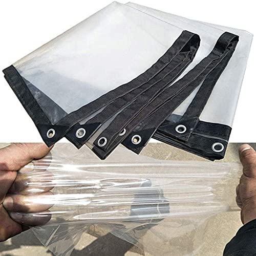 Bâche transparente avec œillets bâche imperméable anti-déchirure - 7