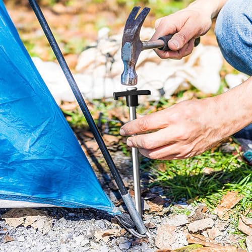 image for Eurmax USA Galvanized Non-Rust Camping Family Tent Pop Up Tent Stakes 