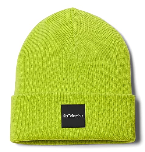 Bonnet jaune Columbia City Trek grosse maille extensible unisexe
