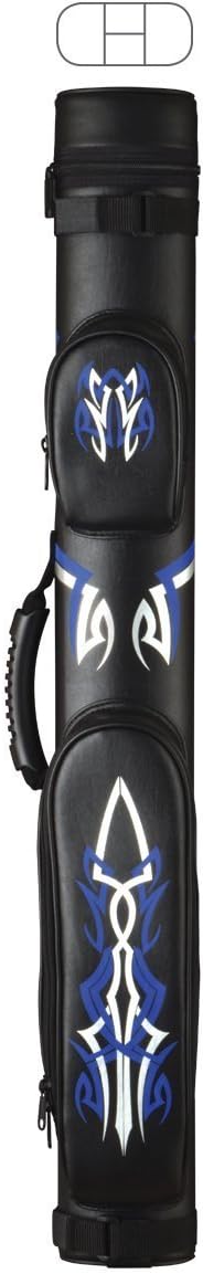 McDermott 75-0935 Blue Tribal Billiard Pool Cue Case 2x2