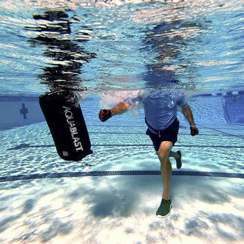 Image of Portable Fitness and Punching Bag for Pools & Swim Spas | Full-Body, Low-Impact Water Resistance Workout | Quick 30-Second Set-Up | Compact & Travel-Friendly