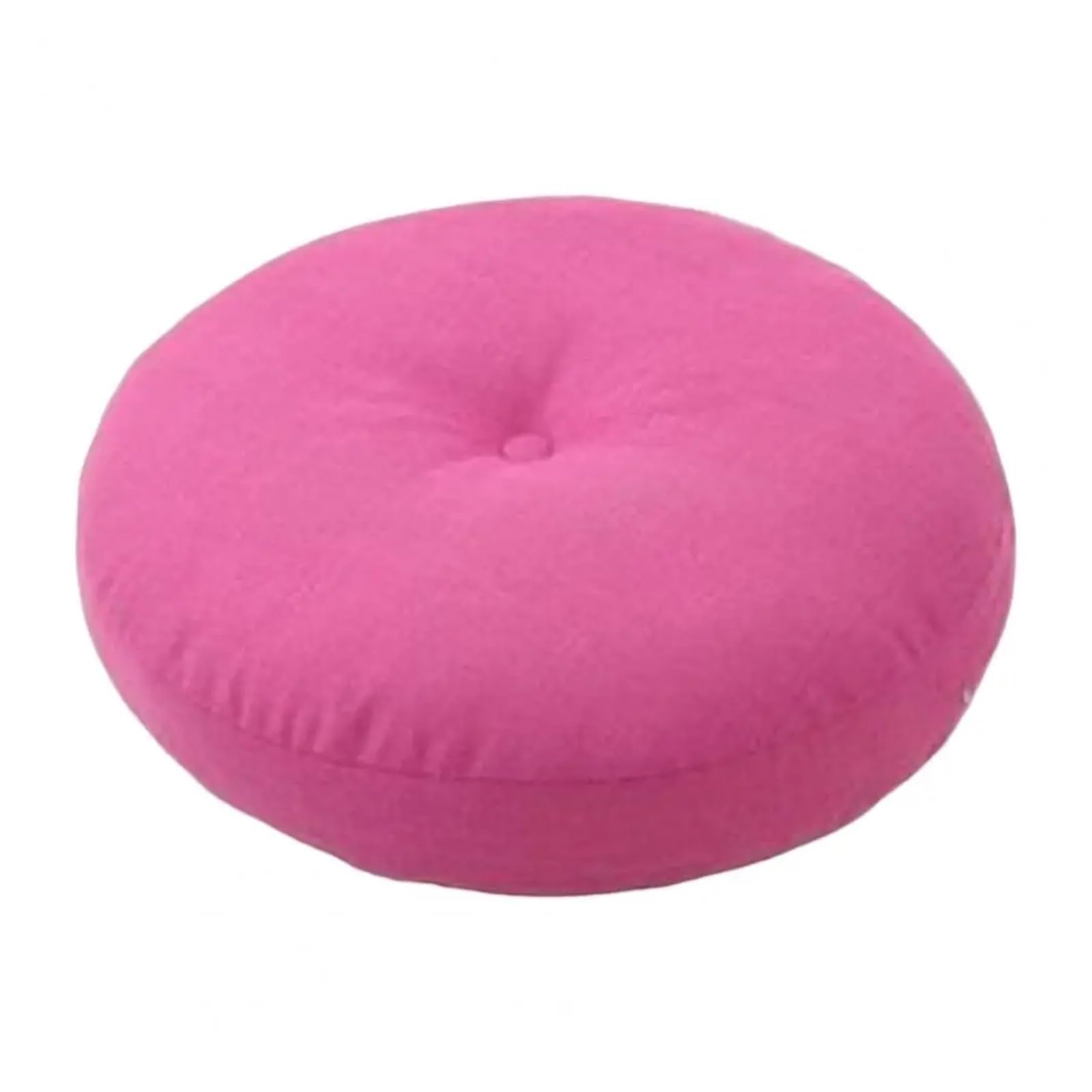 Grube siedzisko podłogowe, Poduszka do medytacji na siedzisko i oparcie 40 cm bawełna lniana wielokolorowa(Rose Red)