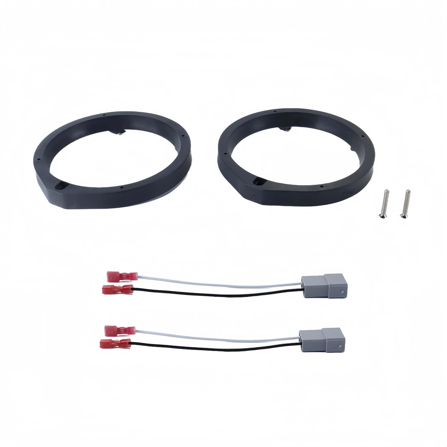 Anello distanziatore adattatore per altoparlanti da 6,5" con combinazione di cavi per Honda