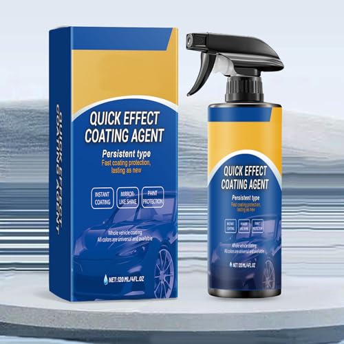 Car Coating Spray, 120ml Car Scratch Repairing Agent, Spray Coating Agent for Cars, Quick Drying Design Vehicles Renewal Sprays, Fast-Acting Cars Coatings Sprays, Scratch Wax Polish & Waterless Wash