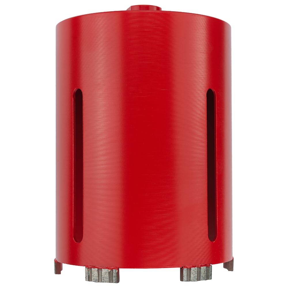 SDS Plus Diamant-Trockenbohrkrone LTR Ø 182 mm lang – Profi-Bohrkrone 180 mm Bohrtiefe, M16 Gewinde, Turbo-Segmente, für Beton, Mauerwerk, Ziegel