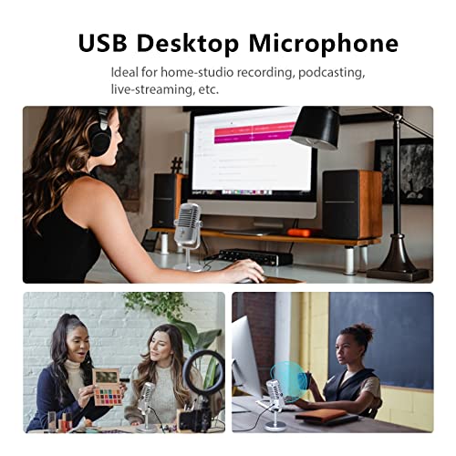 Microphone USB Xmic Z3 condensateur streaming compatible PC portable et Android