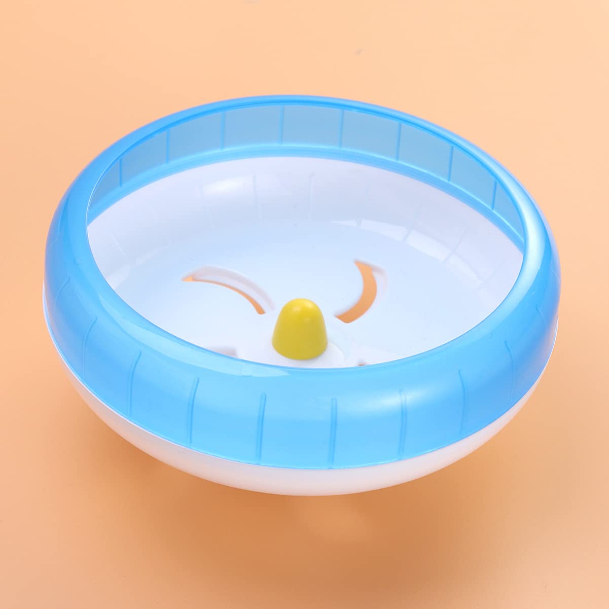 INOOMP 2pezzi Per Criceti Silenziosa e Disco Per Pp Per Criceti Gerbilli e Porcellini Blu