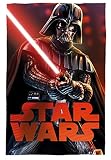 Estampado de Darth Vader Desconocido Kids Manta Polar con Diseño Star Wars, Lana, Rojo, 25.0x10.0x10.0 cm