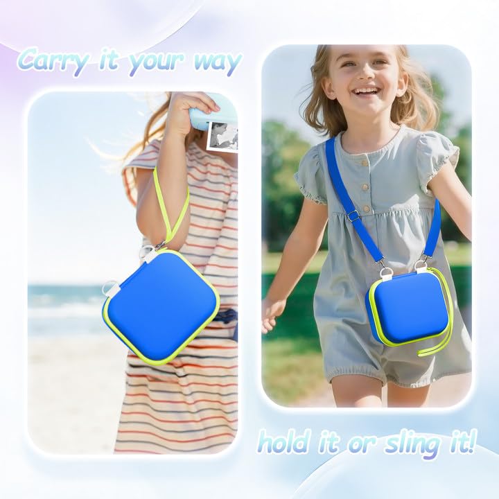 Funda rígida ProCase para cámara instantánea infantil azul miniatura 3
