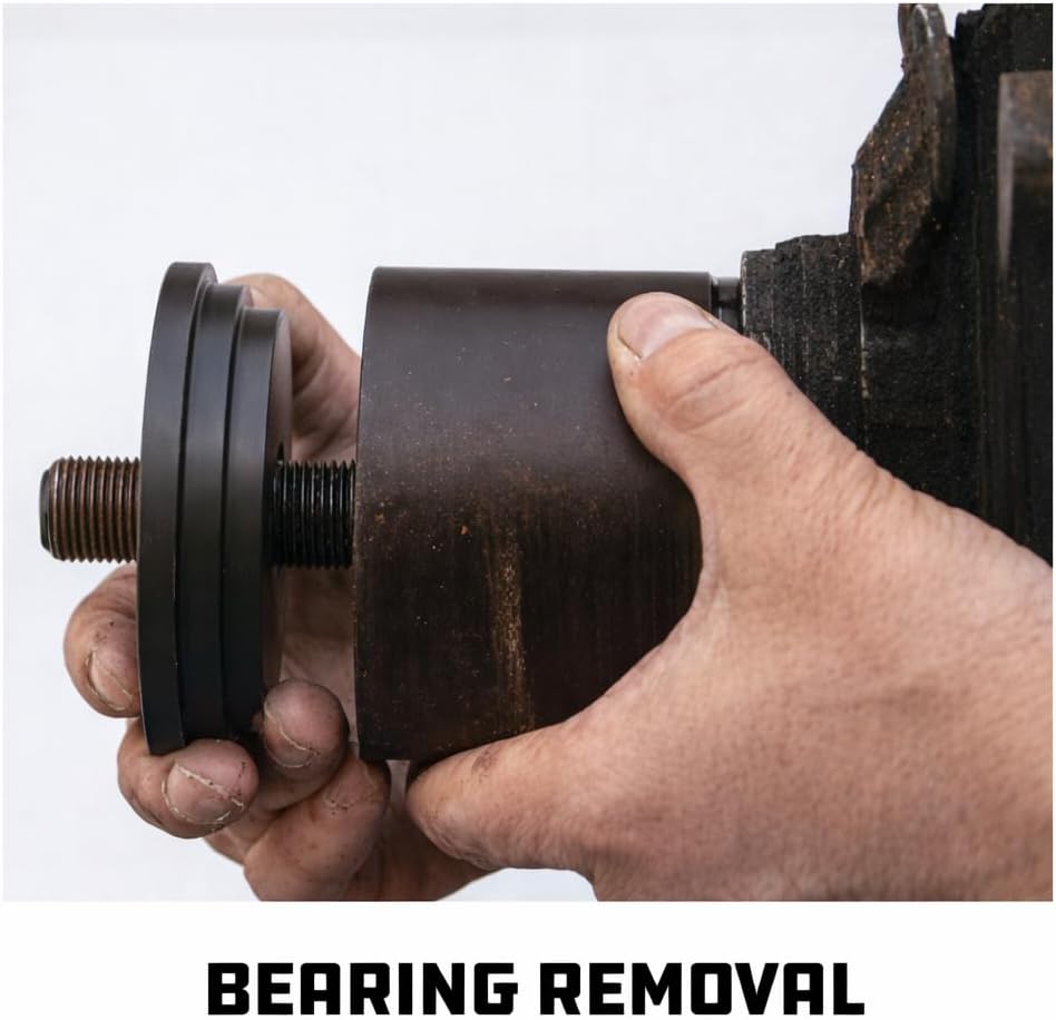 Powerbuilt Front Wheel Drive Bearing Removal and Installation Tool Set, Domestic and Import, 23 Piece Kit with Adapters - 648741