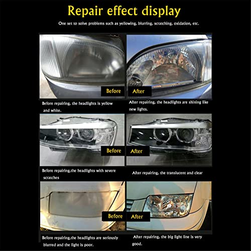 Headlight Restoration Fluid Quick Headlight Clear Coat Cleans and