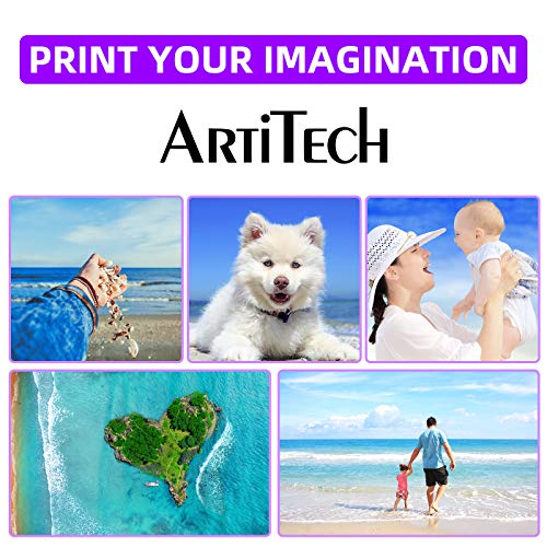 Artitech Replace For Dell Series 21 Ink Cartridges Compatible For Dell V515W, V715W, P513W, P713W, V313, V313W, P713W, All-In-One Printers 4 Pack, (3 Black And 1 Color) For Dell Series 21, Series 22 #TOP6