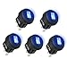Produktbild Linkstyle DC 12V 20A Kippschalter, 3 Pin EIN/AUS SPST Auto Runde Schalter Wippschalter mit LED Licht für KFZ Beleuchtet Boot RV Haushaltsgeräte (5 Stück, Blau)