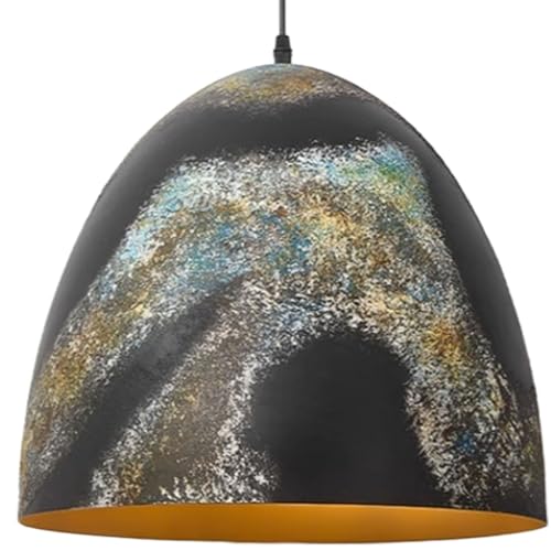 Suspension industrielle en métal lampe suspendue vintage plafond