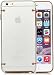 iPhone 6S Plus, iPhone 6 Plus,iSee Case (TM) Transparent Clear Barely There Super Slim with TPU Bumper Protective Cover (6Plus-Clear Gold)